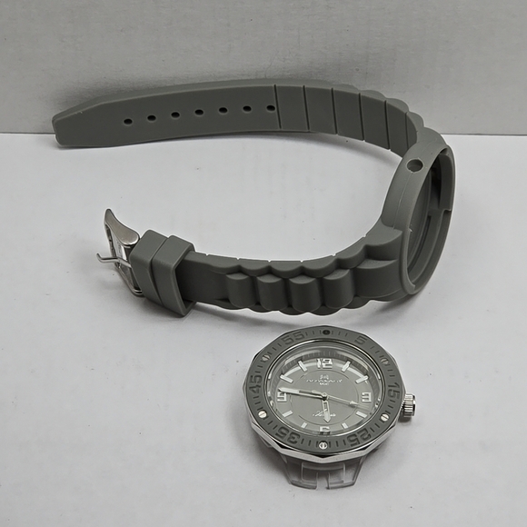 Oceanaut OC0226 Men's Watch Stainless Steel Silicone Quartz 3ATM New Battery - Picture 10 of 10